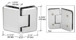 Heavy Duty Beveled 135 Degree Glass to Glass Shower Hinge
