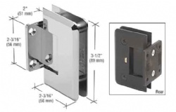 Pinnacle Short Back Wall Mount Shower Hinge